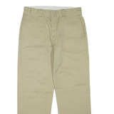 DICKIES Mens Trousers Beige Regular Straight W32 L30