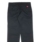 DICKIES Womens Trousers Black Regular Straight W32 L31