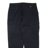 DICKIES Mens Trousers Black Regular Tapered W40 L32