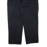 DICKIES Mens Trousers Black Regular Tapered W40 L32
