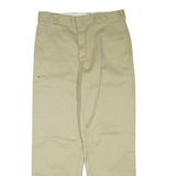 DICKIES Mens Trousers Beige Regular Straight W34 L32