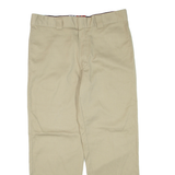 DICKIES Mens Trousers Brown Regular Straight W36 L30