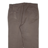 DICKIES Mens Trousers Brown Regular Tapered W38 L27