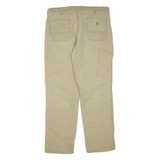 CARHARTT Mens Trousers Beige Regular Tapered W36 L32