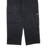 DICKIES Mens Trousers Black Regular Straight W38 L30