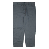 DICKIES Mens Trousers Grey Regular Tapered W40 L30