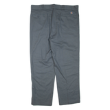 DICKIES Mens Trousers Grey Regular Tapered W40 L30