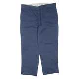 DICKIES Mens Trousers Blue Regular Tapered W38 L28