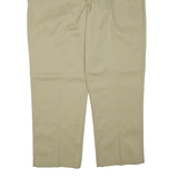 DICKIES Mens Trousers Beige Regular Tapered W40 L30