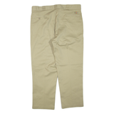 DICKIES Mens Trousers Beige Regular Tapered W40 L30