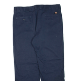 DICKIES Mens Trousers Blue Regular Straight W38 L30