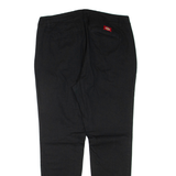 DICKIES Womens Trousers Black Regular Skinny W34 L30