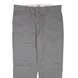 DICKIES Mens Trousers Grey Regular Tapered W40 L30