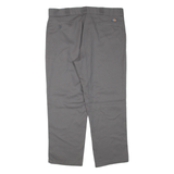 DICKIES Mens Trousers Grey Regular Tapered W40 L30