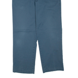 DICKIES Mens Trousers Blue Regular Straight W36 L30