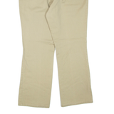 DICKIES Womens Trousers Beige Regular Flared W36 L30