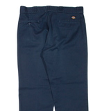 DICKIES Mens Trousers Blue Regular Tapered W36 L30