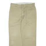 DICKIES Mens Trousers Beige Regular Straight W34 L30