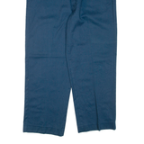 DICKIES Mens Trousers Blue Regular Tapered W36 L27