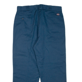 DICKIES Mens Trousers Blue Regular Tapered W36 L27