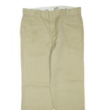 DICKIES Mens Trousers Beige Regular Tapered W36 L32