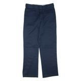 DICKIES Mens Trousers Blue Regular Straight W32 L32