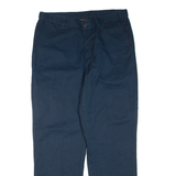 DICKIES Mens Trousers Blue Regular Tapered W36 L32