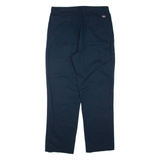 DICKIES Mens Trousers Blue Regular Tapered W36 L32