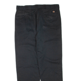 DICKIES Mens Trousers Black Regular Tapered W38 L34