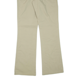 DICKIES Womens Trousers Beige Regular Flared W32 L33