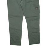 DICKIES Mens Trousers Green Regular Skinny W38 L30