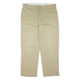 DICKIES Mens Trousers Beige Regular Tapered W36 L28