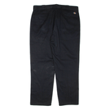 DICKIES Mens Trousers Black Regular Tapered W38 L30