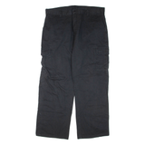 DICKIES Cargo Mens Trousers Black Regular Straight W38 L32