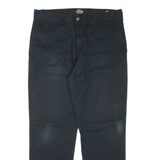 DICKIES Mens Trousers Black Regular Tapered W36 L32
