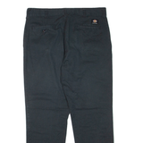 DICKIES Mens Trousers Black Regular Tapered W36 L32