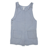 REAL COMFORT Womens Playsuit Green Gingham Straight L