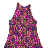 BASIC EDITIONS Womens Playsuit Pink Floral Wide-Leg Viscose L