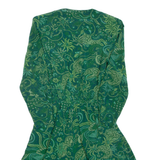 ALBERTO FABIANI Womens Playsuit Green Floral Wide-Leg M