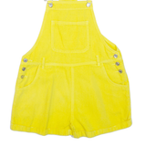 Womens Playsuit Yellow Straight Denim S