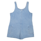 Womens Playsuit Blue Straight Denim M