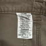 Carhartt Carpenter Trousers - 32W 34L Brown Cotton