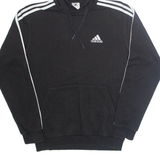 ADIDAS Mens Black Hoodie S