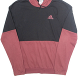 ADIDAS Mens Pink Hoodie S