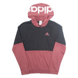 ADIDAS Mens Pink Hoodie S