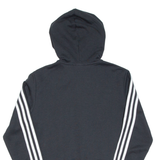 ADIDAS Womens Black Hoodie Full Zip S