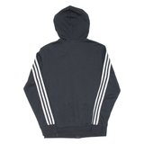 ADIDAS Womens Black Hoodie Full Zip S