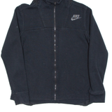 NIKE Mens Black Hoodie Full Zip S