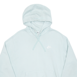 NIKE Womens Blue Hoodie L