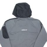 ADIDAS Mens Grey Hoodie Full Zip XS